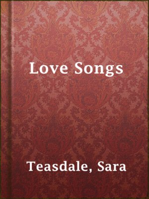 cover image of Love Songs